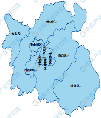 【产业图谱】2022年南昌市产业布局及产业招商地图分析